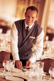 Cruise ship waiter