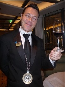 Cruise ship sommelier